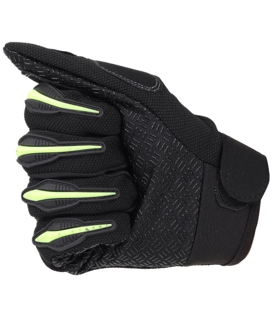 Auto Hub Full Fingers Nylon Riding Gloves ( Pair of 1 ) - Free Size