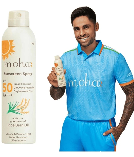 Moha SPF 50 Outdoor Tanning Sunscreen Cream For All Skin Type ( Pack of 1 )