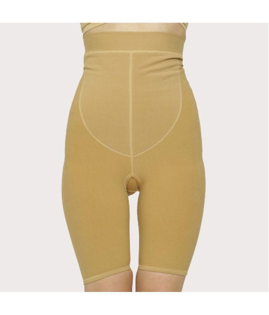 SELETA - Beige Shapewear Cotton Women's Tummy Tucker ( Pack of 1 ) - None