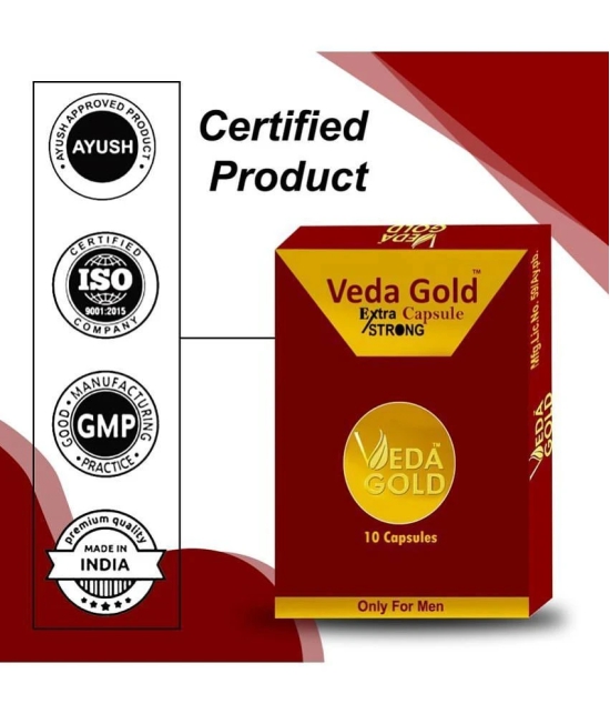 VEDA GOLD EXTRA STRONG CAPSULES FOR MEN / AYURVEDIC CAPSULES FOR MEN PROBLEM/STEMINA & BESTIAL POWER