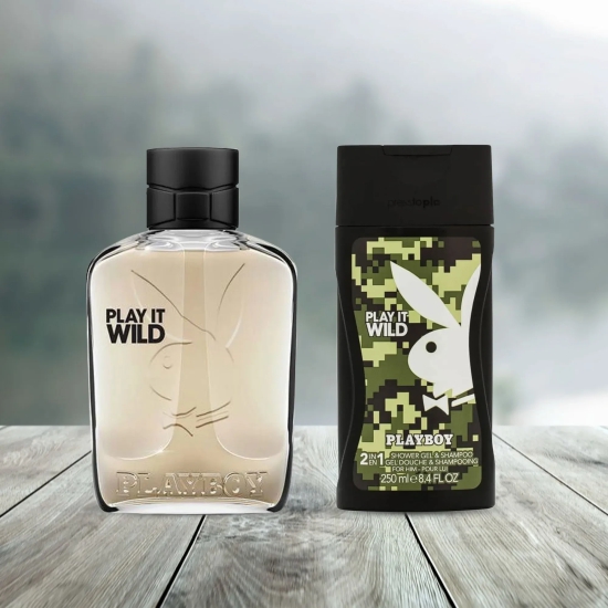 Playboy Play It Wild  Eau de Toilette 100ml + Shower Gel 250ml Virtual Gift Set