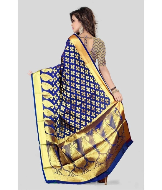 Gazal Fashions - Multicolor Silk Saree With Blouse Piece ( Pack of 1 ) - Multicolor