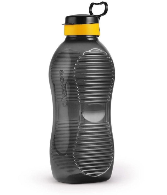 Oliveware Black Water Bottle 2000 mL ( Set of 1 ) - Black