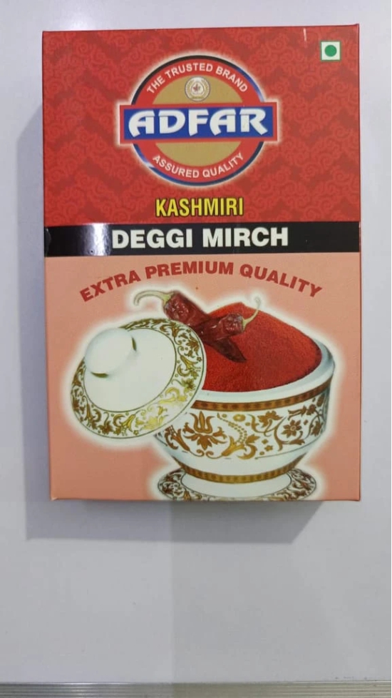 Adfar Kashmiri Deggi Mirch - 100% Natural & Premium Quality Kashmiri Red Chilli Powder - 200g