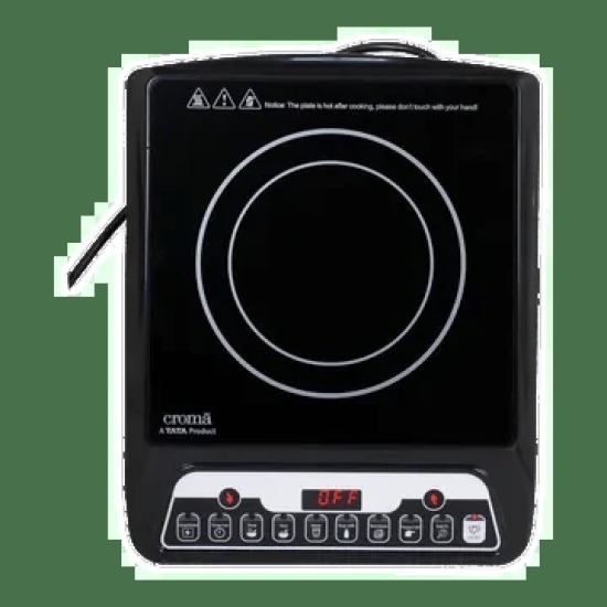 Croma 1200W Induction Cooktop with 7 Preset Menus