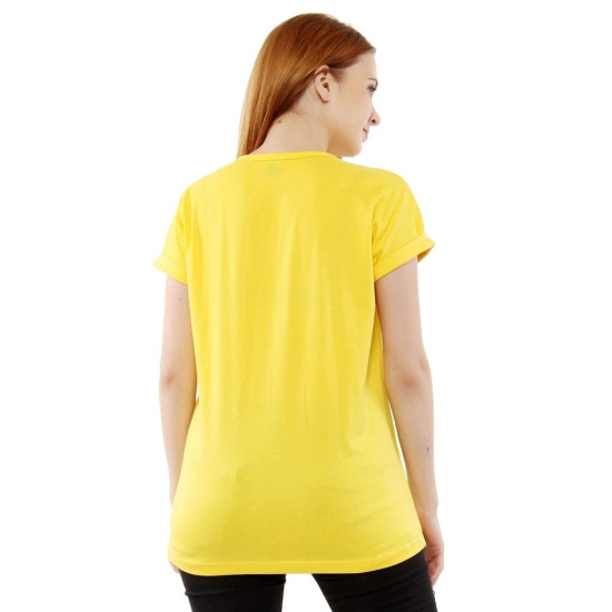 Sillyboom Maternity Bonda T-Shirt for Pregnant Women (Lemon Yellow, Medium)