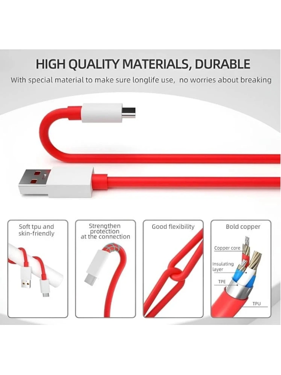 OG AUDIO Red 5 A Type C Cable 1 Meter - Red