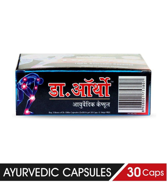 Dr Ortho Capsules For Joints Pain 30Caps, Pack of 6 (Ayurvedic Medicine for Joints Pain)