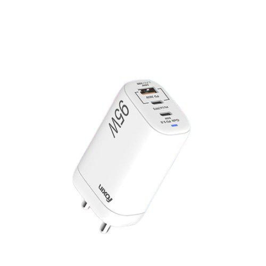 Foxin GAN 95W QC Plus Dual Pd Adapter FPA-650 White