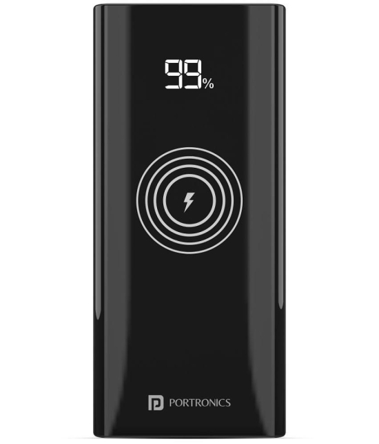 Portronics 10000 -mAh Li-Polymer Power Bank - Black