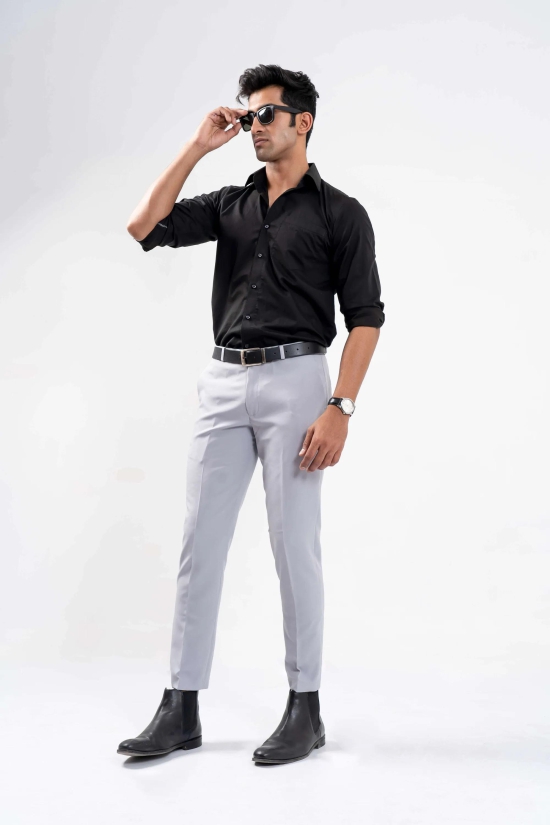 Urban Elegance Pearl Grey Chinos-34