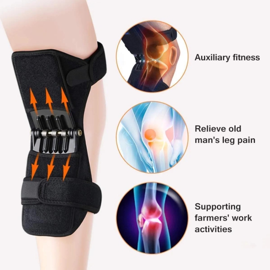 Spring Knee Booster Power Knee Support Power-leg Knee Joint Support Pads