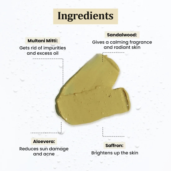 Multani Mitti Face Wash - Paraben/Sulphate-Free 100ml