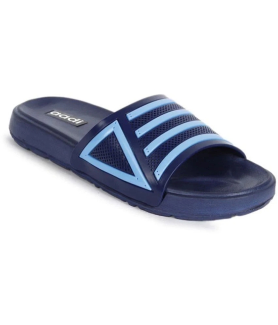 Aadi - Blue Mens Slide Flip Flop - None