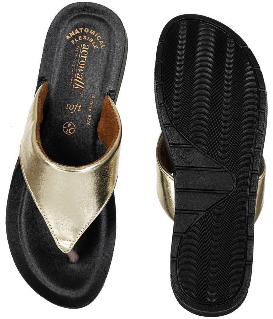 Aerowalk - Gold Women''s Slipper - None