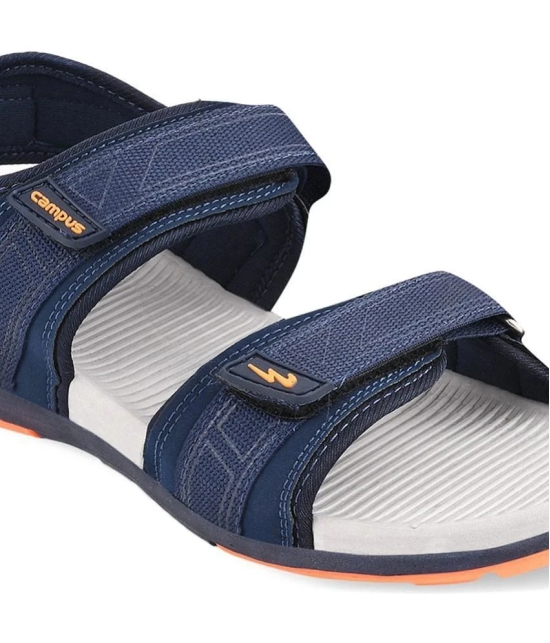 Campus - NavyBlue Mens Floater Sandals - None