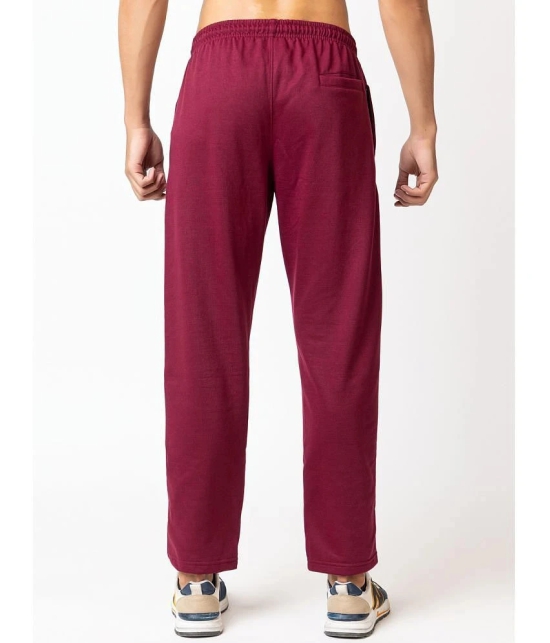 YHA Wine Fleece Mens Trackpants ( Pack of 1 ) - None