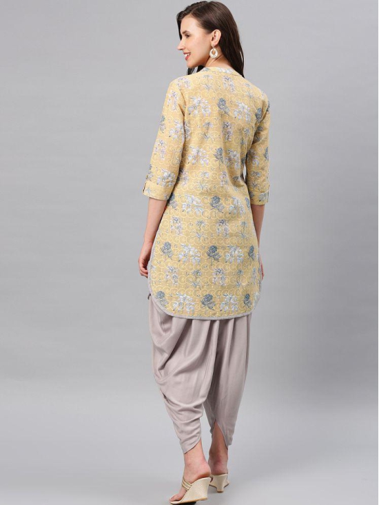 Alena Viscose Kurti With Salwar - Stitched Suit - L