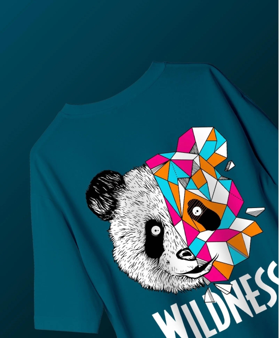 Stylo Wildness Unisex Oversize-Teal Blue / M