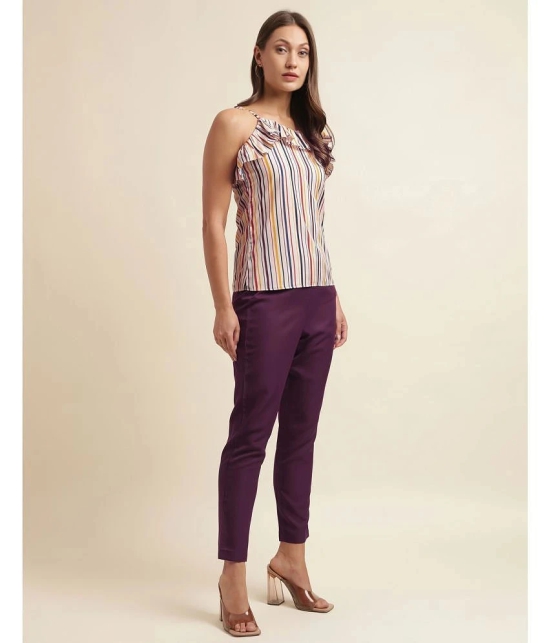 Selvia Multicolor Striped Pant Top Set - None