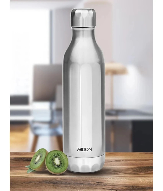 Milton Bliss 900 Thermosteel 24 Hours Hot and Cold Water Bottle, 820 ml, Silver - Silver