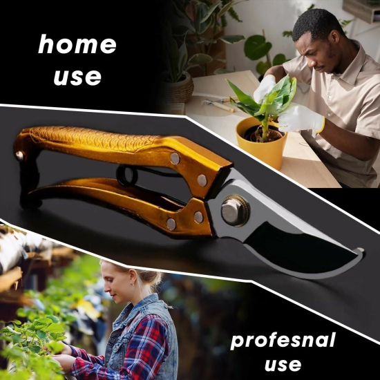 8-Inch Heavy Duty Pruning Shears for Home Gardening