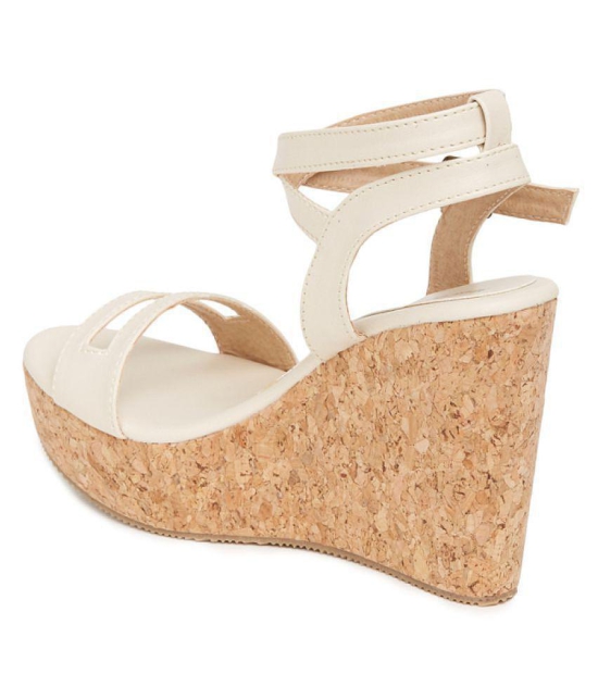 MARC LOIRE - White Women's Wedges Heels - 5