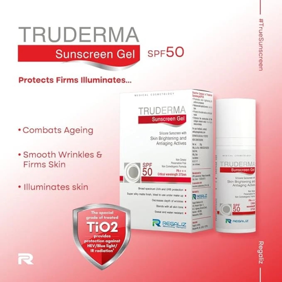 Truderma Sunscreen SPF 50 Gel 50gm