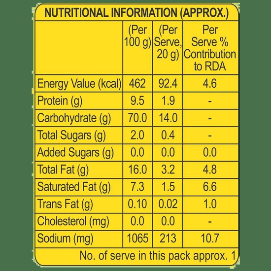 Crax Natkhat Classic Wheat Puffs Namkeen - Ready To Eat Savouries, 63 G