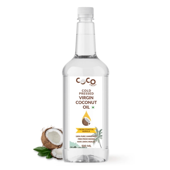 Coco Crush Cold-Pressed Virgin Coconut Oil, 100% Pure & Natural