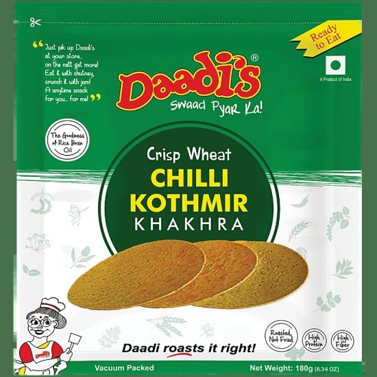 Daadis Chilly Kot Khakhara, 180 Gm