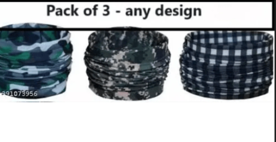 Classy Men Bandana- pack of 3