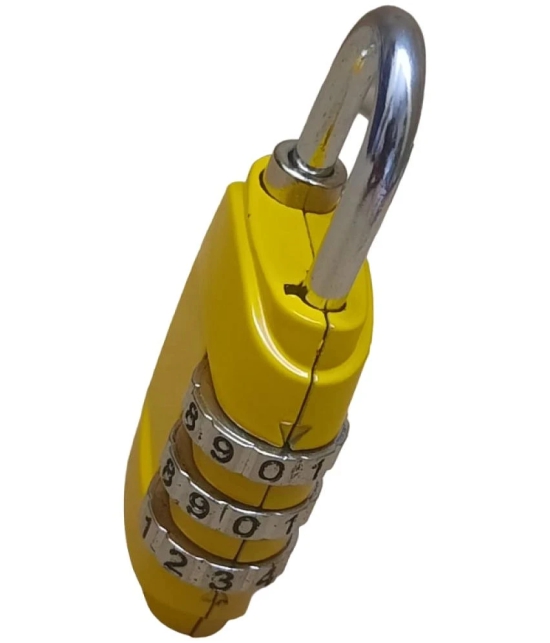 3Digit yellow  Padlock/Combination Lock