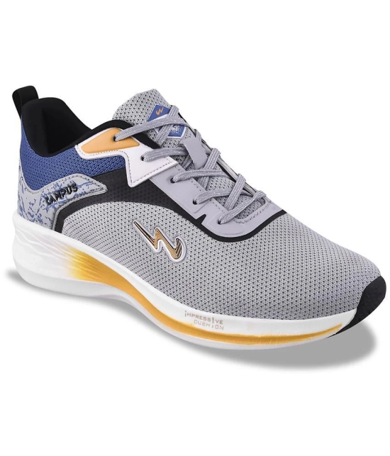 Campus CAMP APEX Light Grey Mens Sports Running Shoes - None