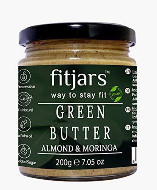 FITJARS Almond Butter with Moringa ,200 g