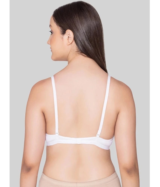 Bodycare White Cotton Blend Non Padded Womens Everyday Bra ( Pack of 1 ) - None