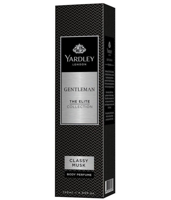 Yardley London - Elite Collection Classy Musk Body Perfume 120ml Deodorant Spray & Perfume For Men 1 ( Pack of 1 )