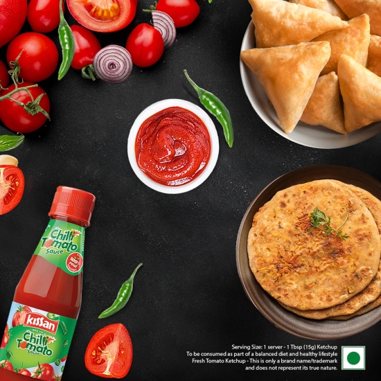 Kissan Twist Chilli Tomato Sauce, 200 Gms