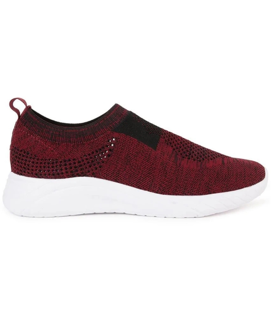 Paragon - Maroon Mens Sports Running Shoes - None