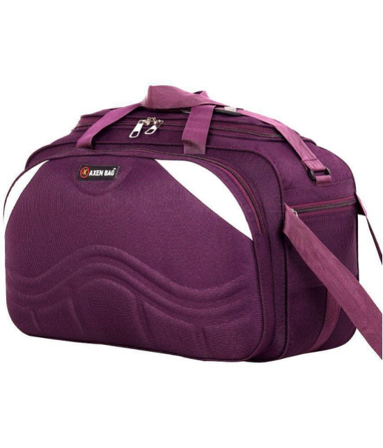 AXEN BAGS - Purple Polyester Duffle Trolley - Onesize