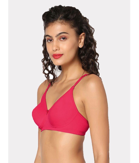 In Shape Lingerie - Magenta Cotton Non Padded Women's T-Shirt Bra ( Pack of 1 ) - None