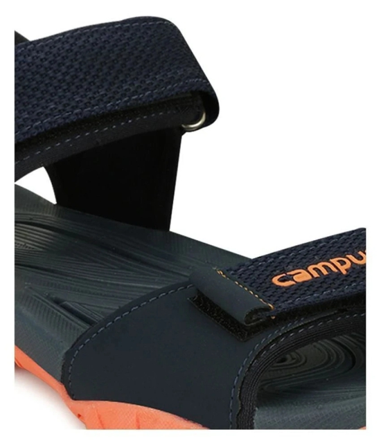 Campus Navy Synthetic Floater Sandals - 8