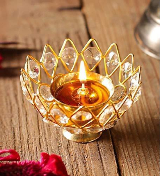 Akhand Diya (Gold)-Model 5