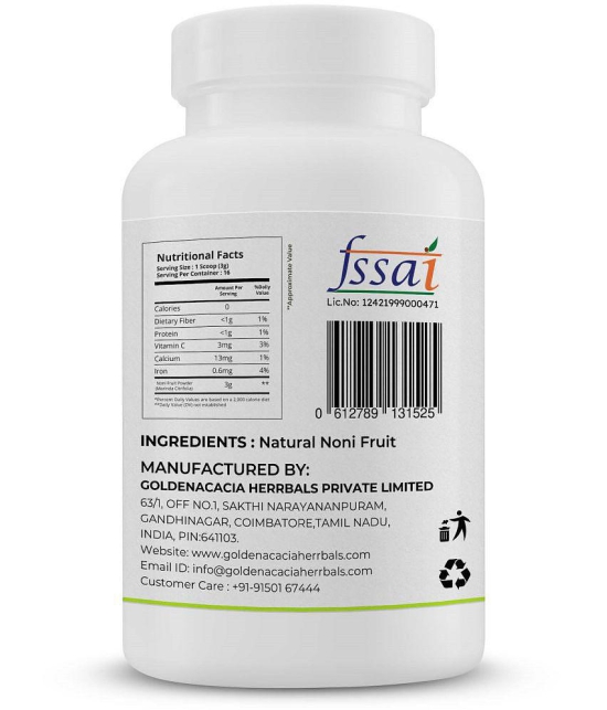 GOLDENACACIA HERRBALS Noni fruit 50 Powder 1 no.s