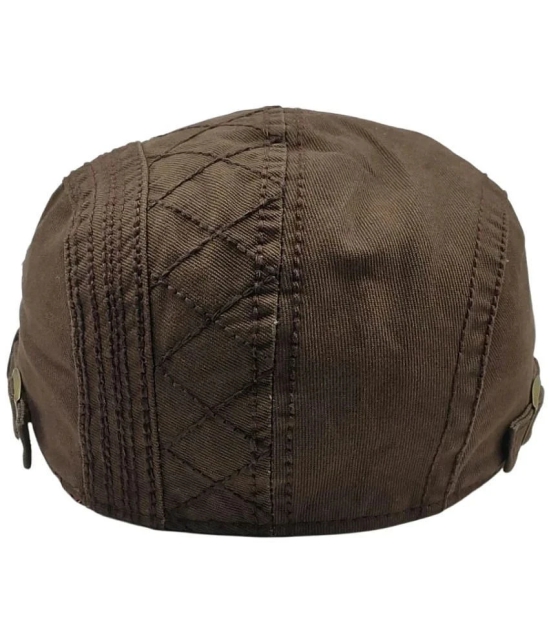 Zacharias Brown Cotton Mens Cap ( Pack of 1 ) - Brown