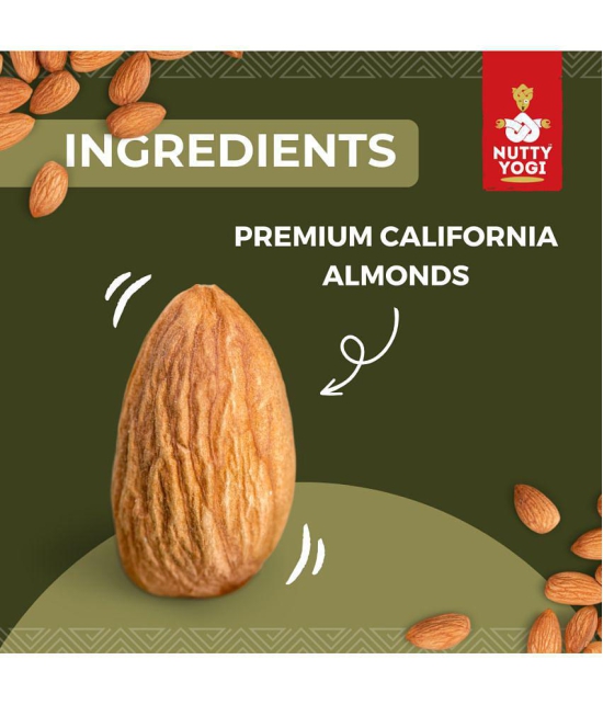 Nutty Yogi California Almonds 1.2kgs Jar