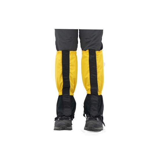 Kaza Shoe Gaiters: Waterproof and Breathable Gaiters for Hiking and Backpacking to Keep Your Feet Dry and Protected (Colour - Yellow) by Total Sporting And Fitness Solutions Pvt Ltd