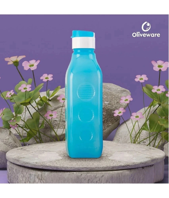 Oliveware Blue Water Bottle 1000 mL ( Set of 3 ) - Blue