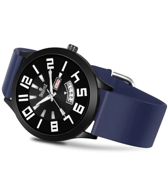 Swisstyle Blue Silicon Analog Mens Watch