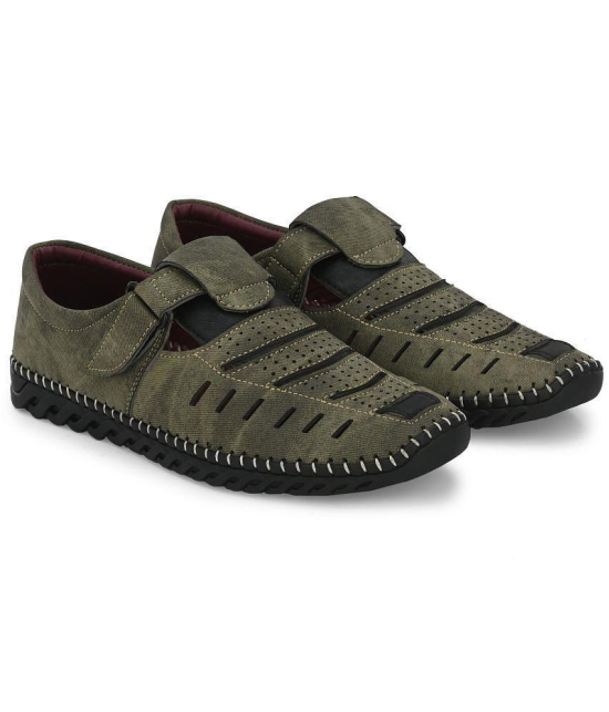 Leeport - Olive Mens Sandals - None